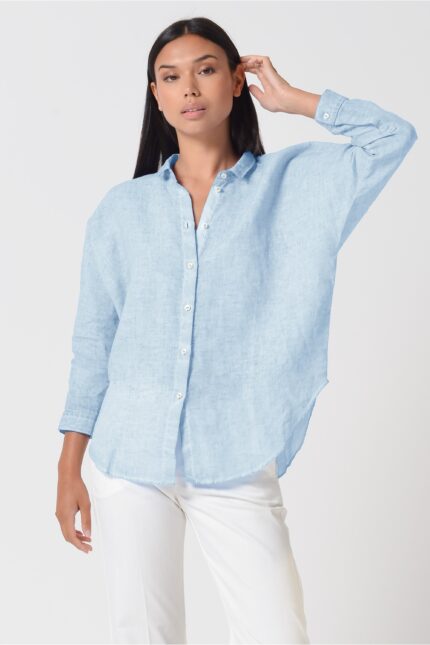 addani Ollie Linen Blouse – Soft Aria Beige